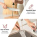15 Pieces Stainless Steel Knife Block Set with Ergonomic Handle L4 Knife set