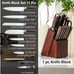 15 Pieces Stainless Steel Knife Block Set with Ergonomic Handle L4 Knife set