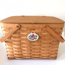 Longaberger Large Picnic Basket 1998