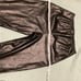 Ladies Black Bell Button Fake Leather Vamp USA Made Medium High Rise Pants