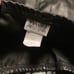 Ladies Black Bell Button Fake Leather Vamp USA Made Medium High Rise Pants