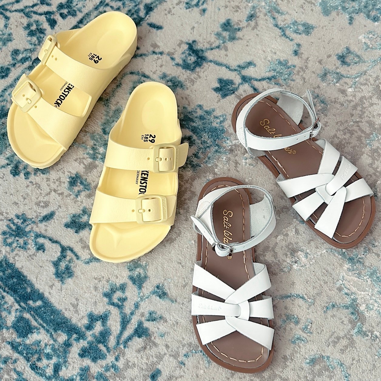 Size 11 Salt Water Sandal & Birkenstock Eva in Yellow