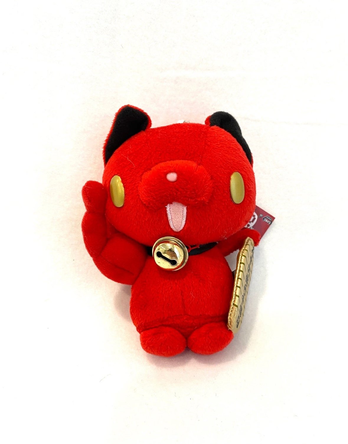Chax Gloomy Bear Maneki Neko Lucky Cat Red