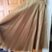 NWT NOS Vintage 1980s JBS LTD Gold tan mustard organza formal event skirt 6P