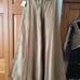 NWT NOS Vintage 1980s JBS LTD Gold tan mustard organza formal event skirt 6P