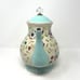 Pioneer Woman Kari Pattern Tea Pot Stoneware Acrylic Knob 2.7 Quarts Beautiful!