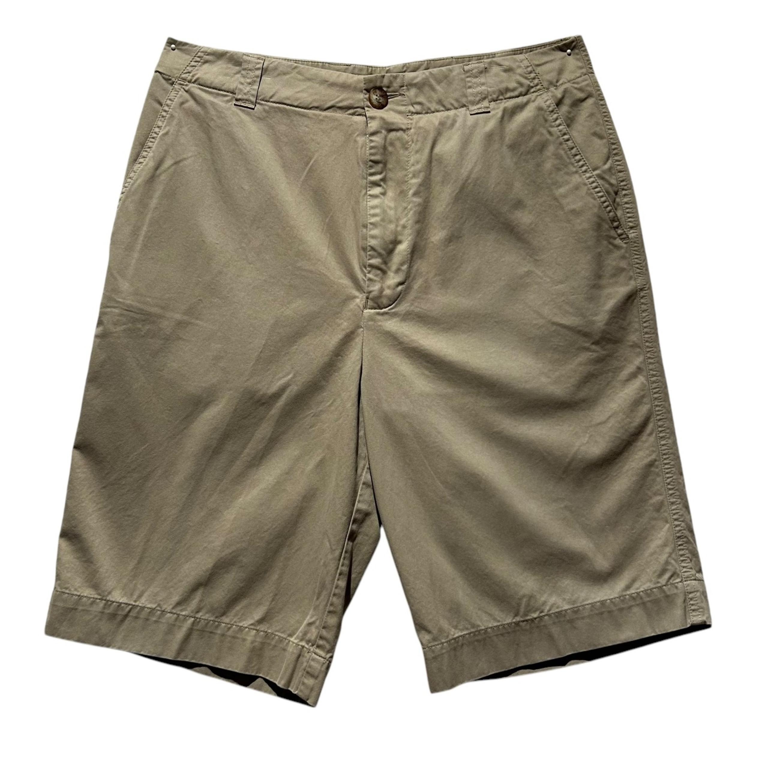 Lacoste Chino Shorts Flat Front 10in Casual Khaki Golf FR Size 38* US Waist 30*