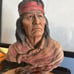 Native American sculpture peaceful one