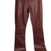 L'Agence Ruth Straight Leg Coated Denim Jeans in Dark Cinnamon size 27
