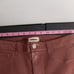 L'Agence Ruth Straight Leg Coated Denim Jeans in Dark Cinnamon size 27