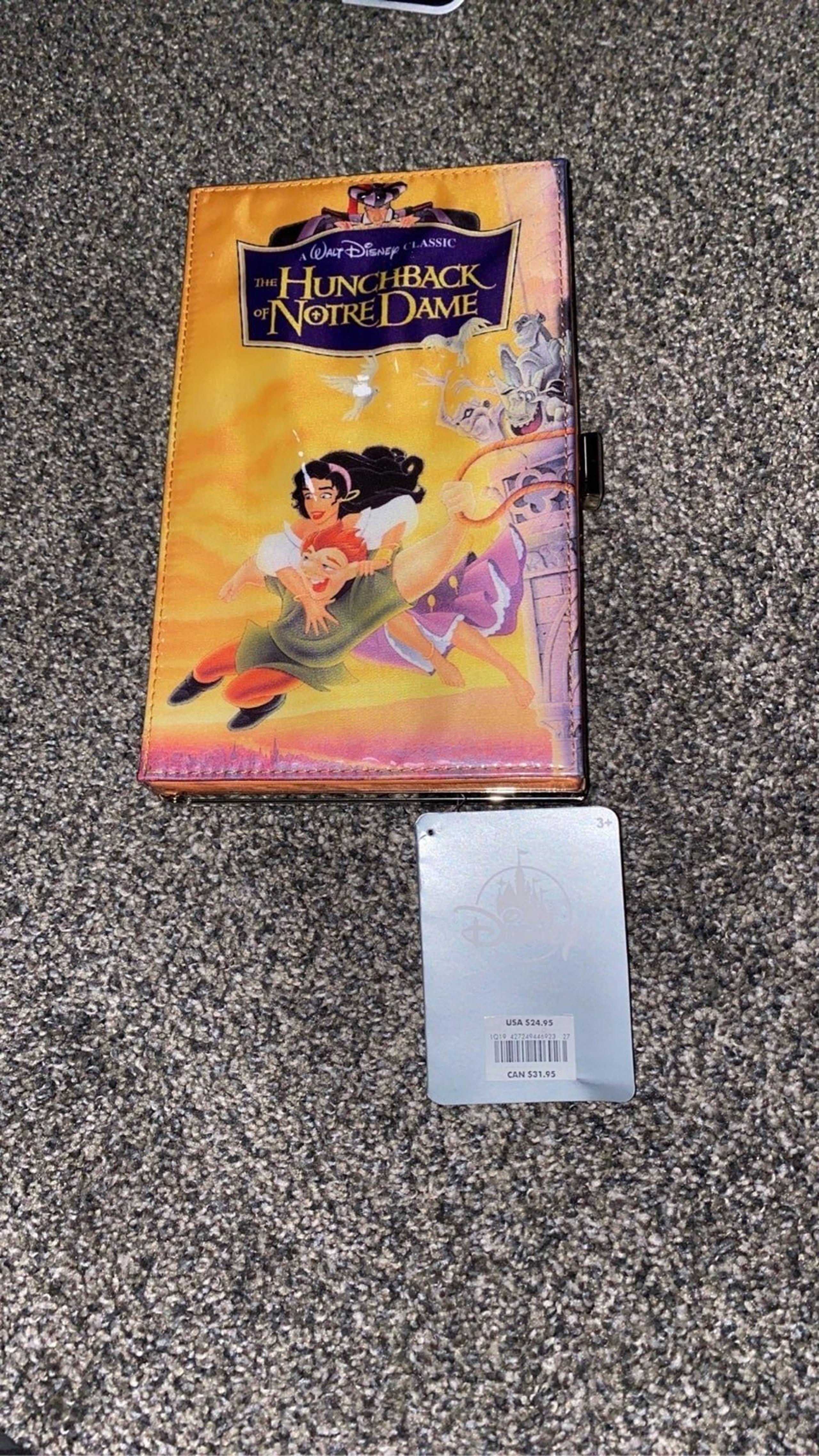 The Hunchback of Notre Dame vhs clutch wallet
