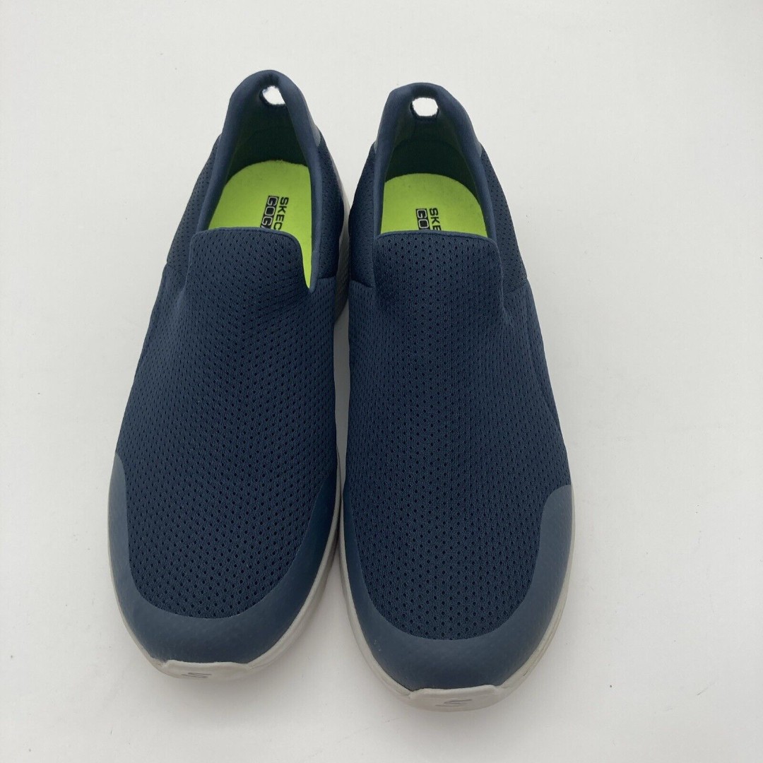 Skechers Mens Go Walk 4 54152 Blue Running Shoes Sneakers Size 12 M
