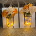 Homemade mason jar decor