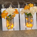 Homemade mason jar decor