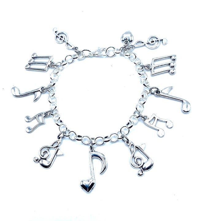 Musical Note Charm Bracelet