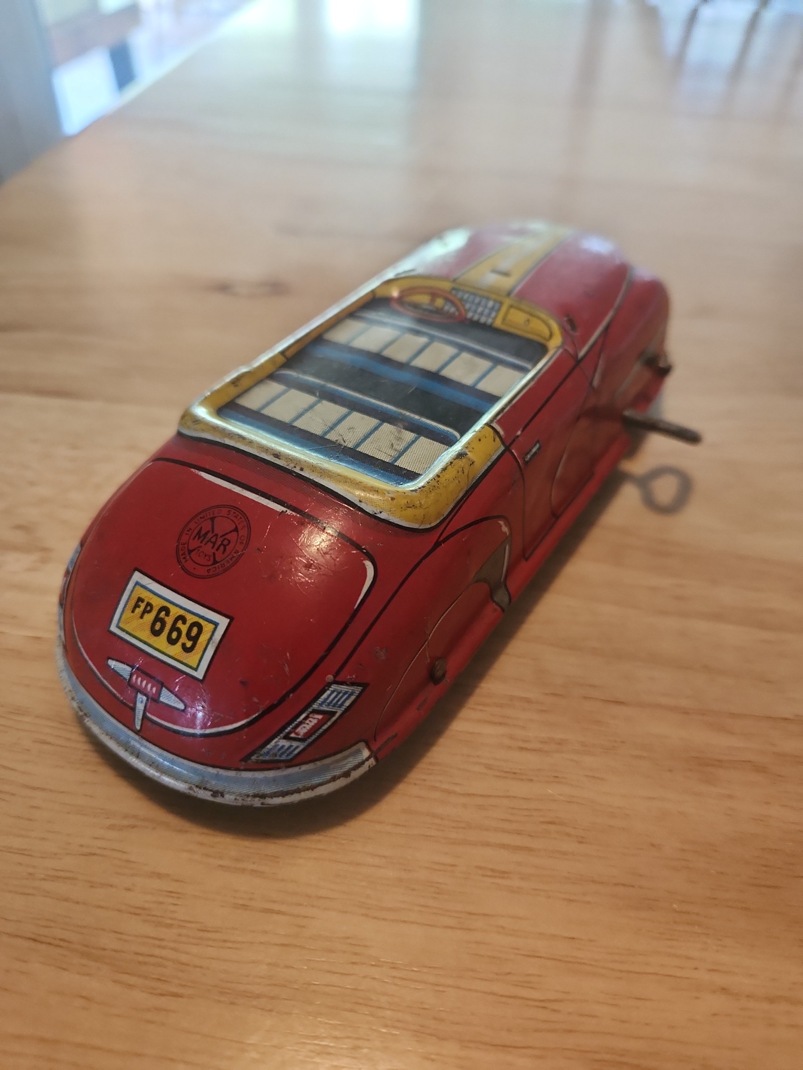 Convertible Metal 1940's FP669 Marx vintage toy