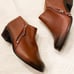 Vionic Jolene cognac ankle boots