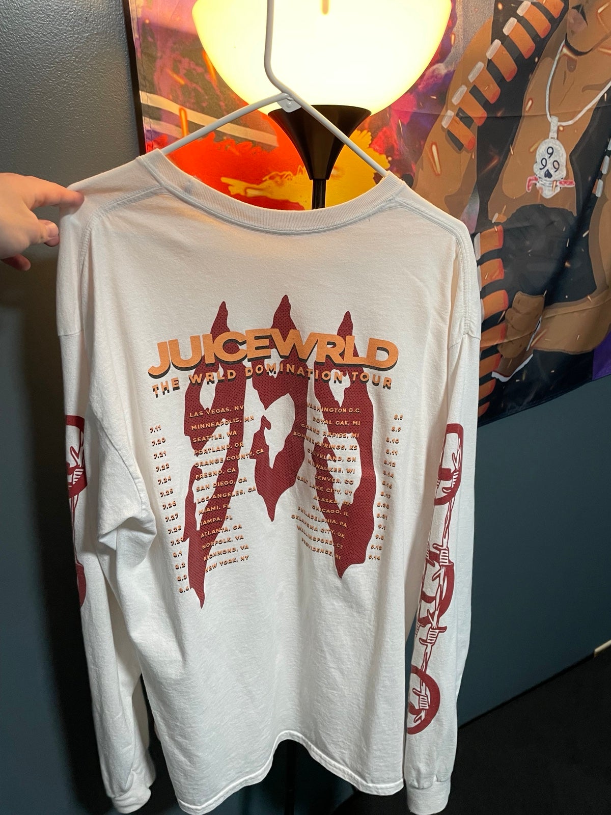 Original Juice Wrld “Wrld Domination” Tour Shirt (SEND OFFERS!)