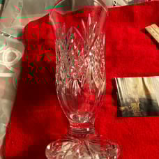 Waterford Carrigan pattern 7” vase. New in box