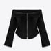 ZARA LIMITED EDITION off the shoulder Blouse Black Size XS New With Tag