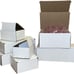 150 8x3x3 White Cardboard Paper Boxes Mailing Packing Shipping Box Corrugated...