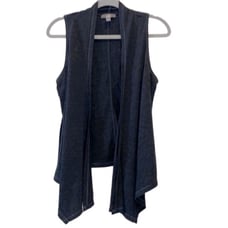 ALO Yoga Charcoal Gray Waterfall Front Vest S