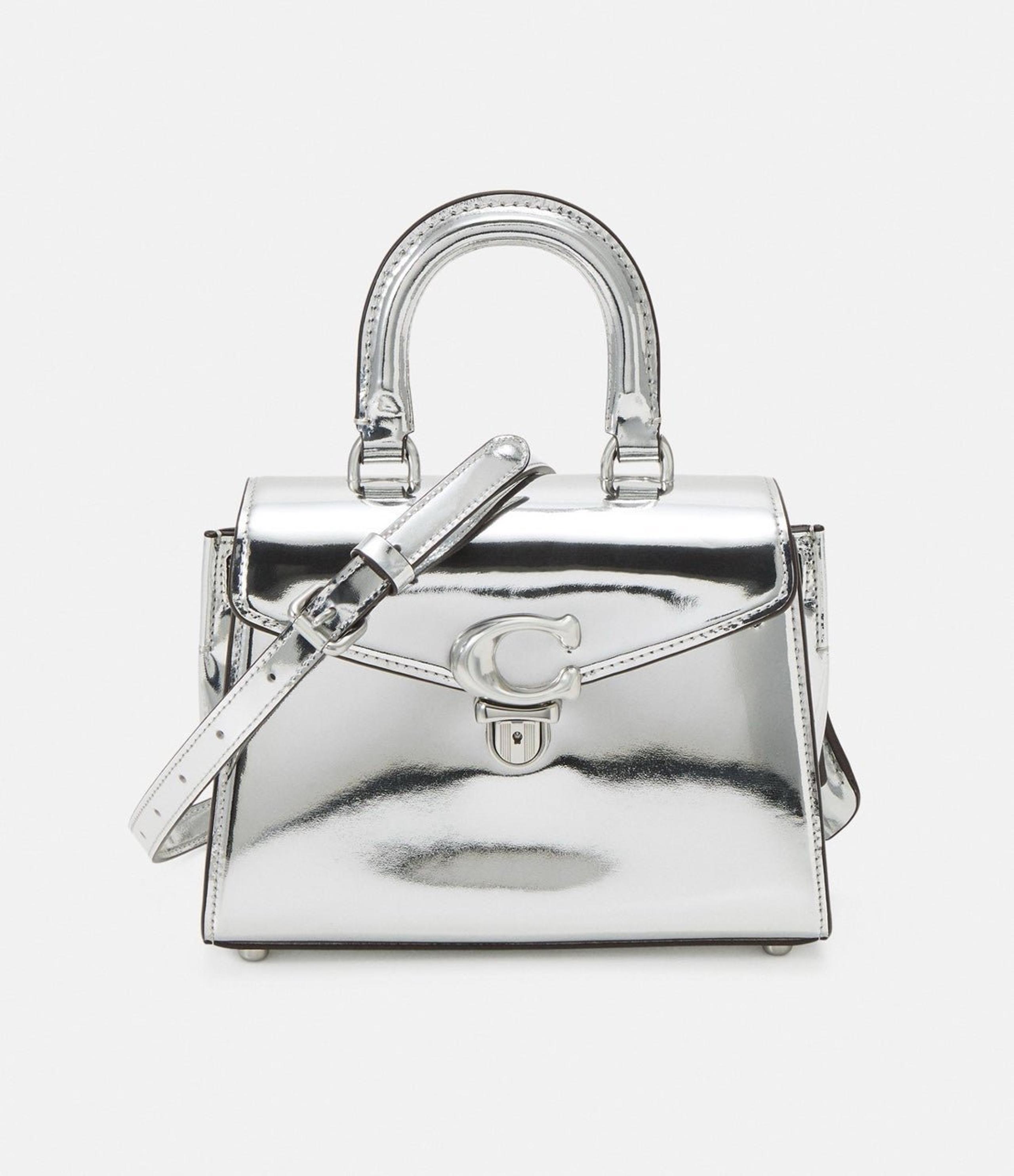 Coach Sammy Top Handle 21  Silver/Silver