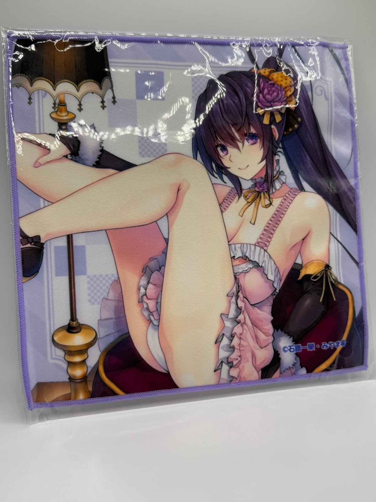 High School DxD Akeno Himejima 15th Anniversary Microfiber Hand Towel
