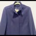 Vintage PENDLETON womens wool coat jacket sz L navy blue bomber lined USA