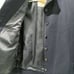 Vintage PENDLETON womens wool coat jacket sz L navy blue bomber lined USA