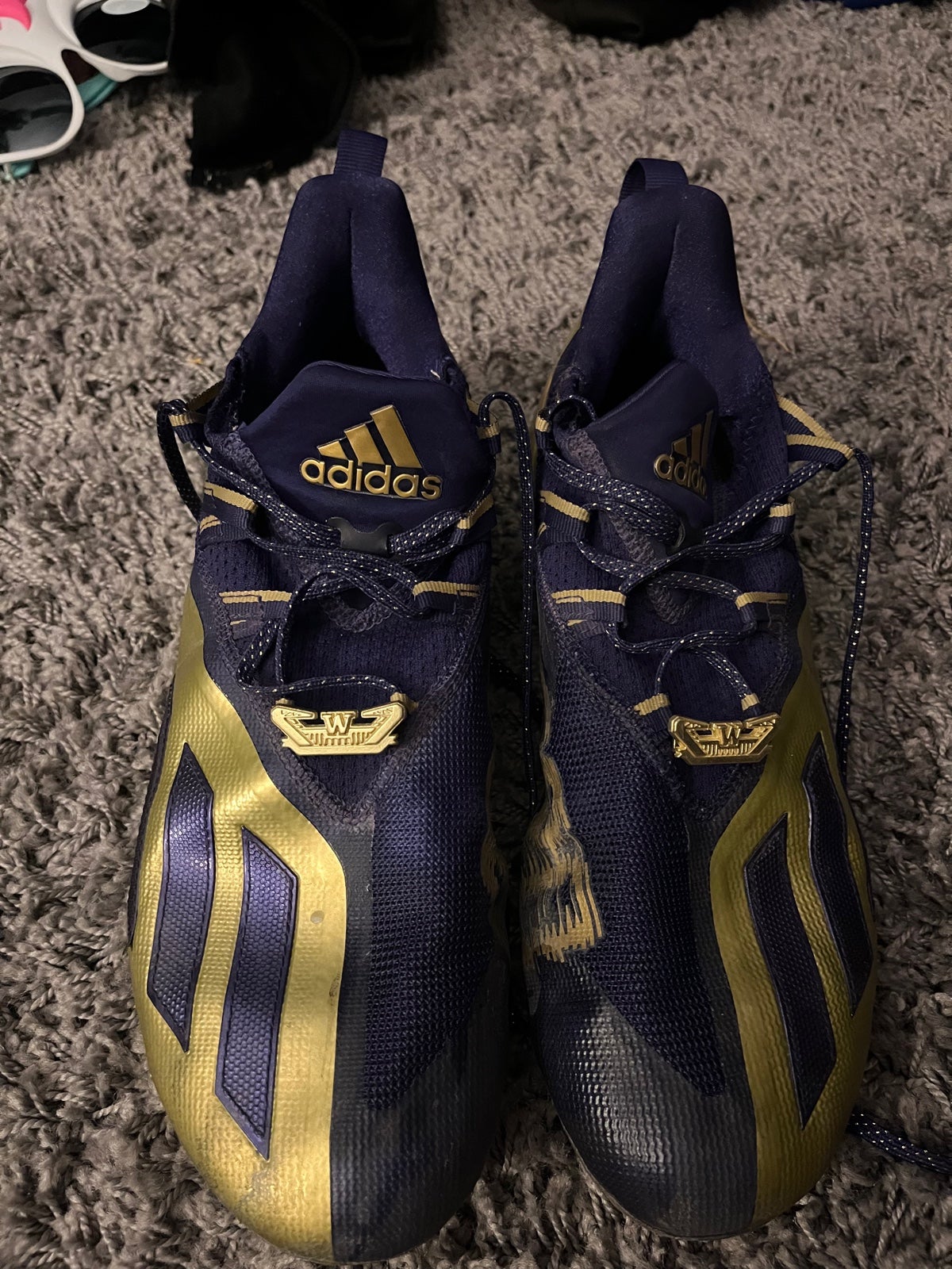RARE University of Washington adidas adizero cleats