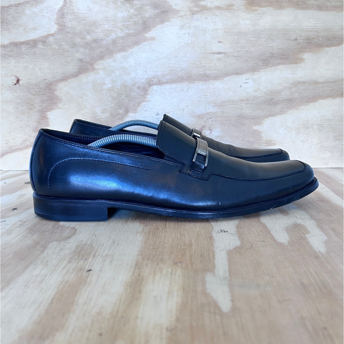 Hugo Boss - Dikko - Loafer Dress shoes - Black - Men's - 12 - 50200774