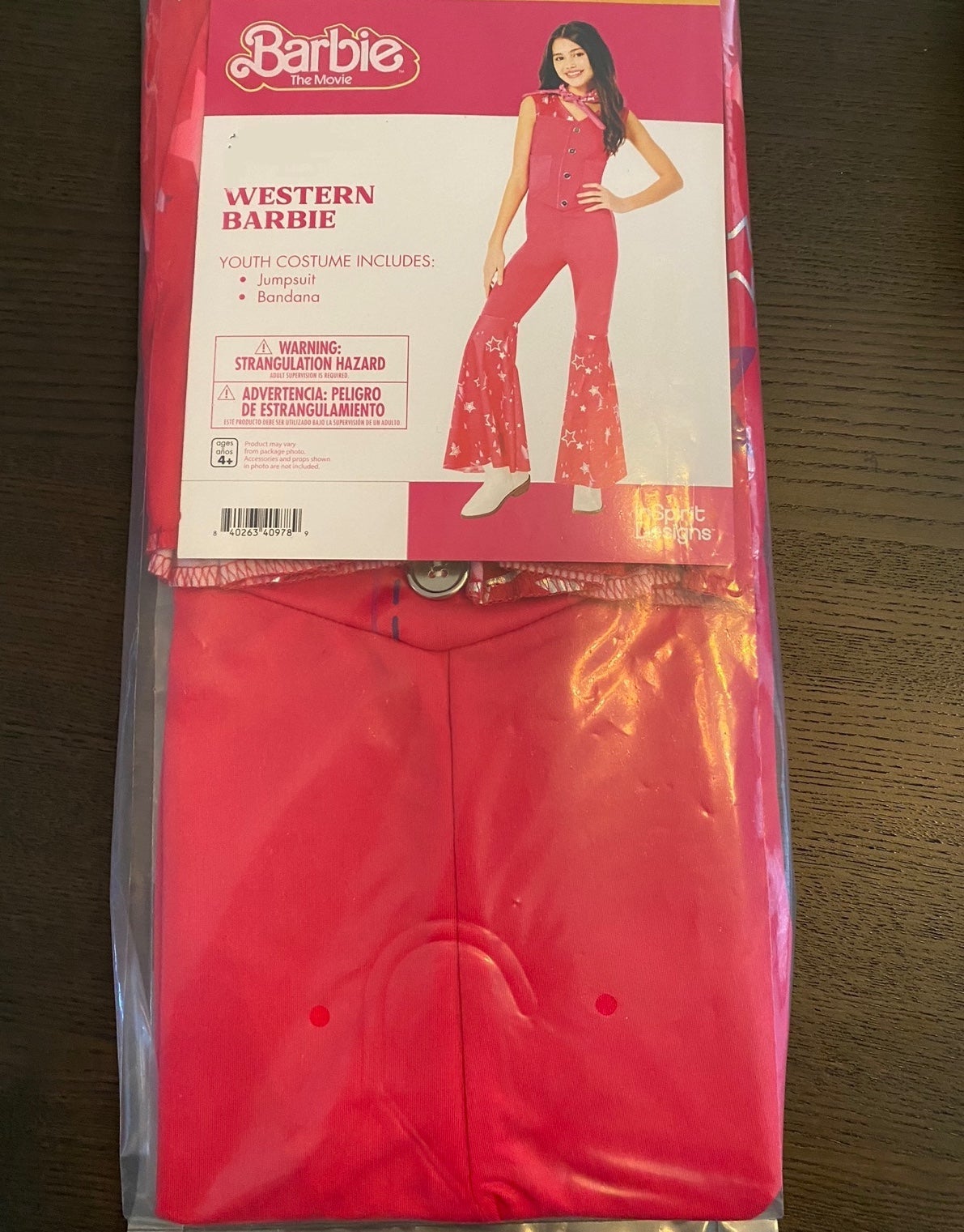 Western Barbie costume girls (M)