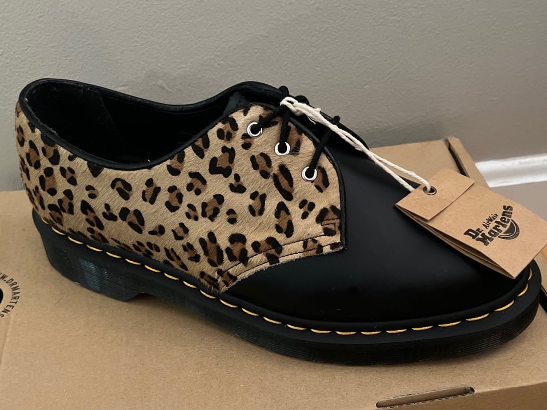 Rare Dr. Martens AirWair with Bouncing Soles Leopard