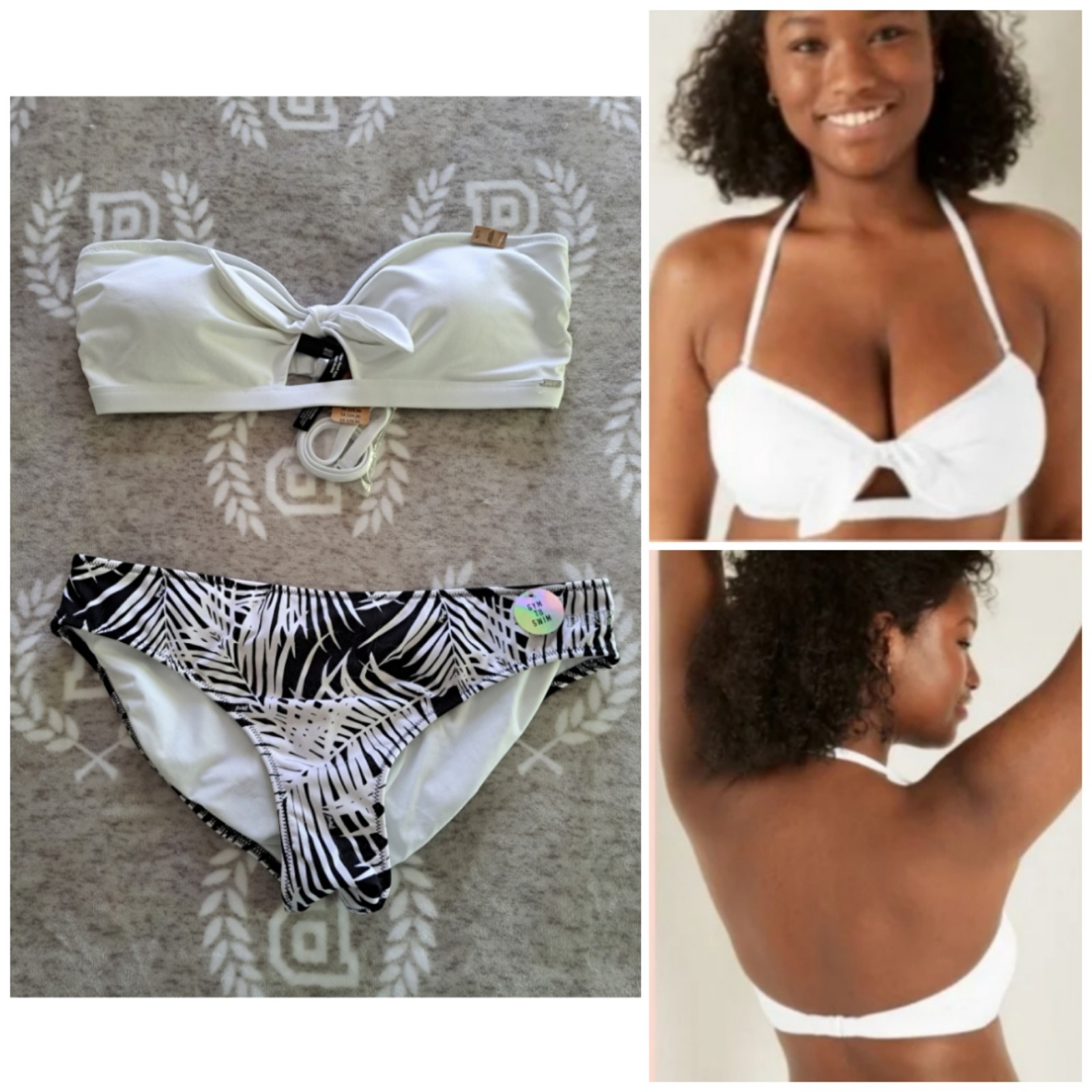 PINK 2-piece Swimsuit (L) New