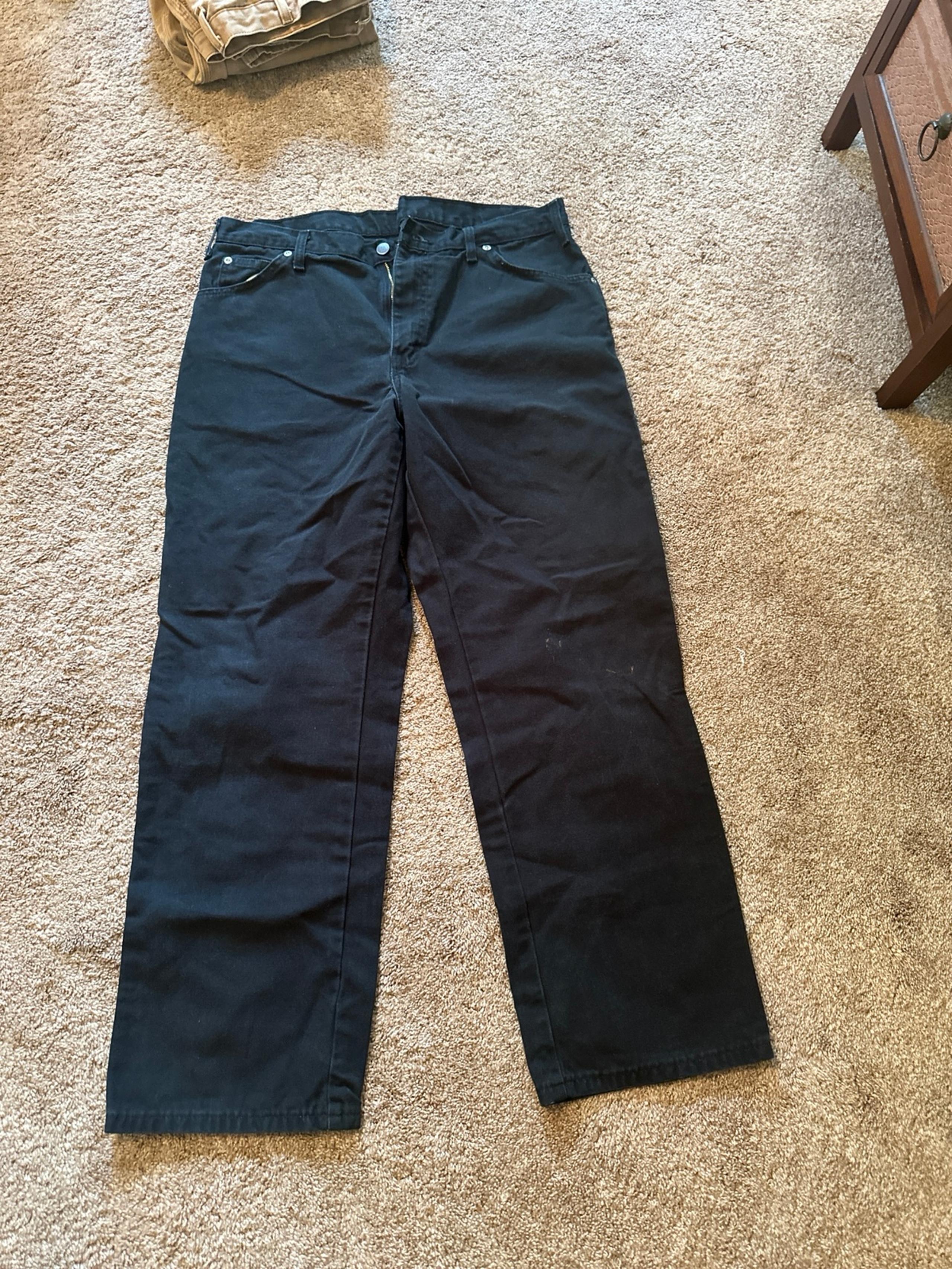 Dickies Black Cargo Pants 36x30