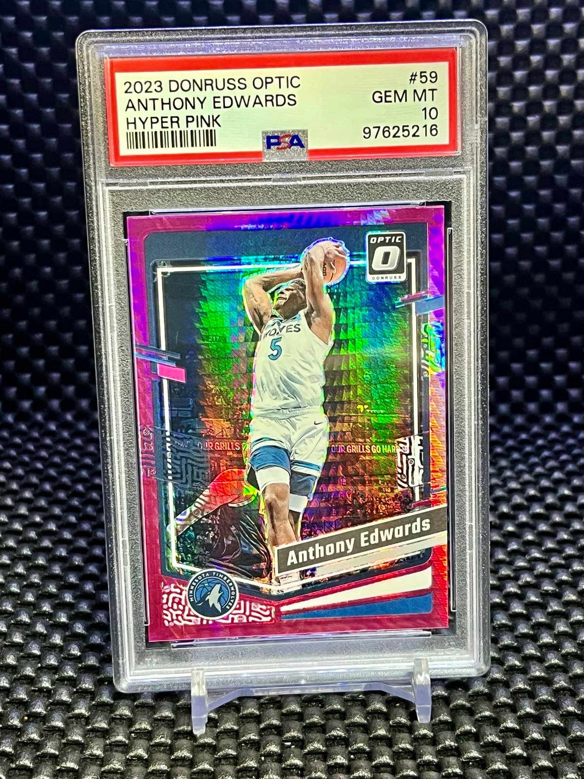 2023-24 Anthony Edwards PINK HYPER PSA 10!!!