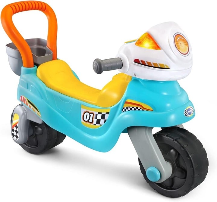VTech 3-in-1 Step & Roll Motorbike™ Push & Pedal Ride-Ons Baby&Toddler Toy new.