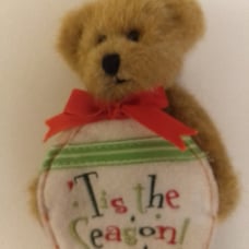 Boyds Bears 5 Tis The Season Gift Card Holder Style # 4014693 Retired Mint