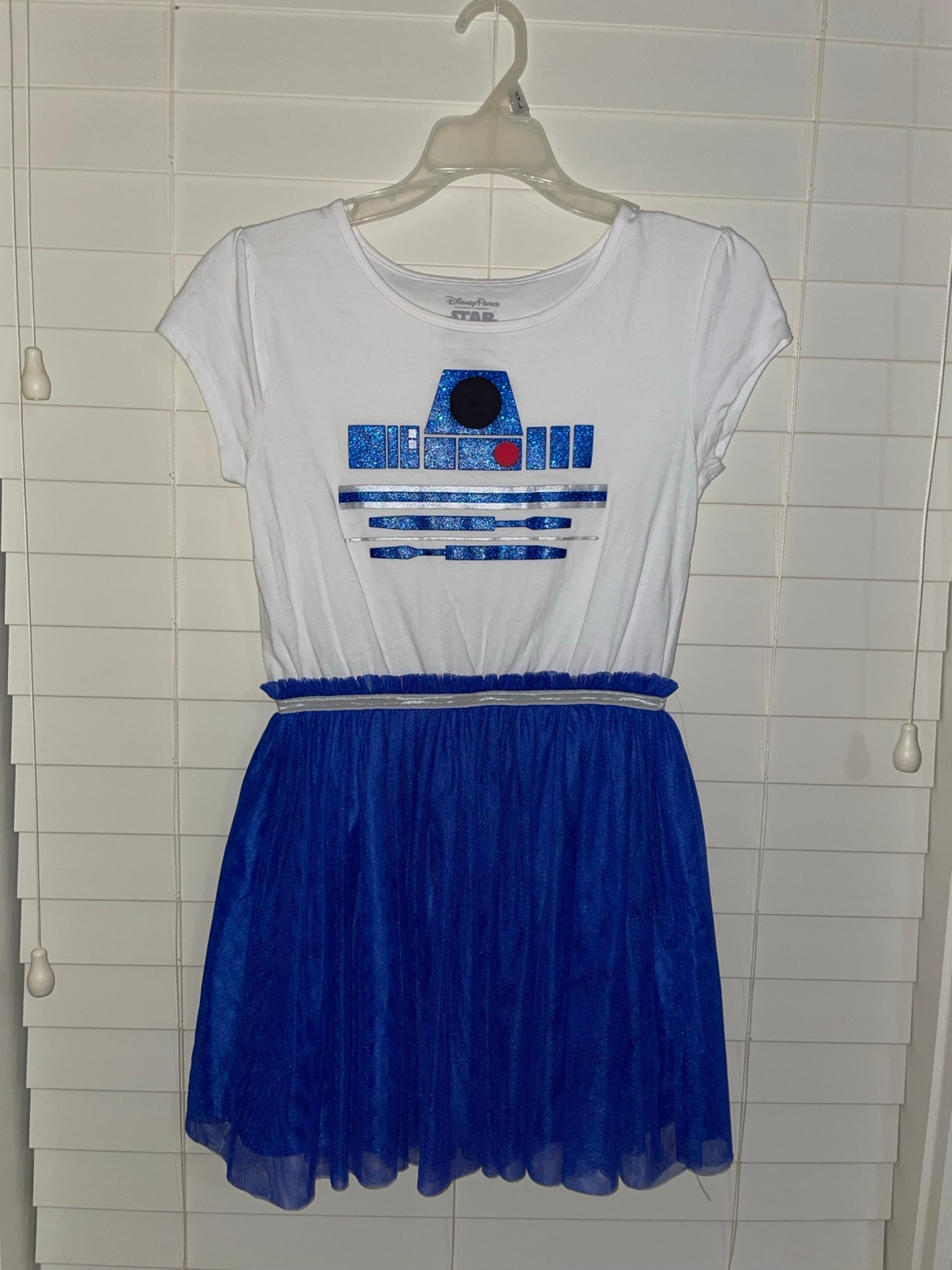 Disney Parks Star Wars R2D2 Girls/kids Tutu dress size L large