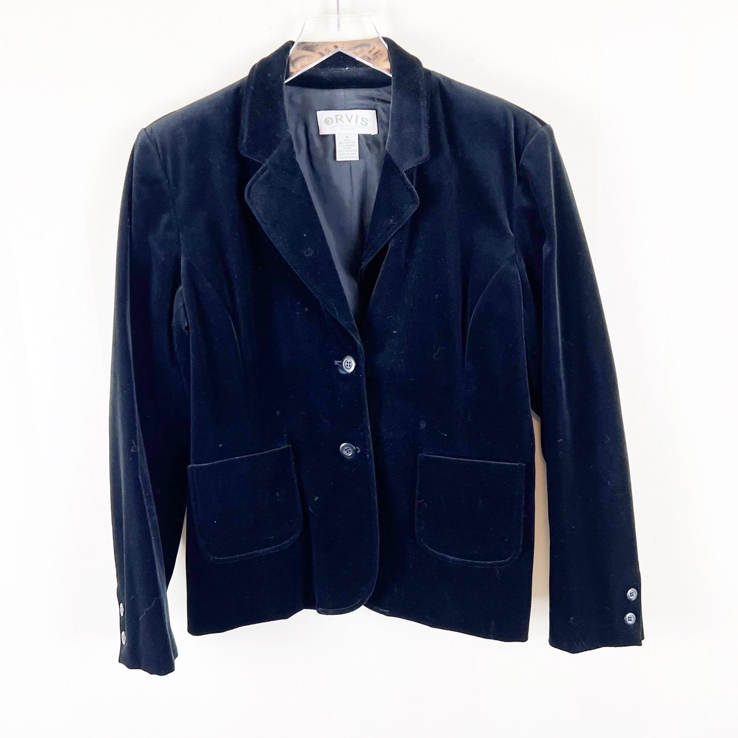 Orvis Black Velvet 2-Button Blazer