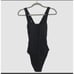 NWT Andie The Tulum One Piece—Ribbed Baywatch Moment Removable Cups MT Black