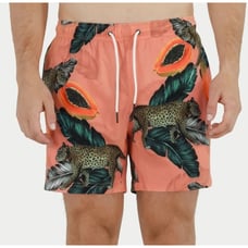 MAVRANS Safari Giraffe Swim Trunks Limited Print Men's Size Medium W 28