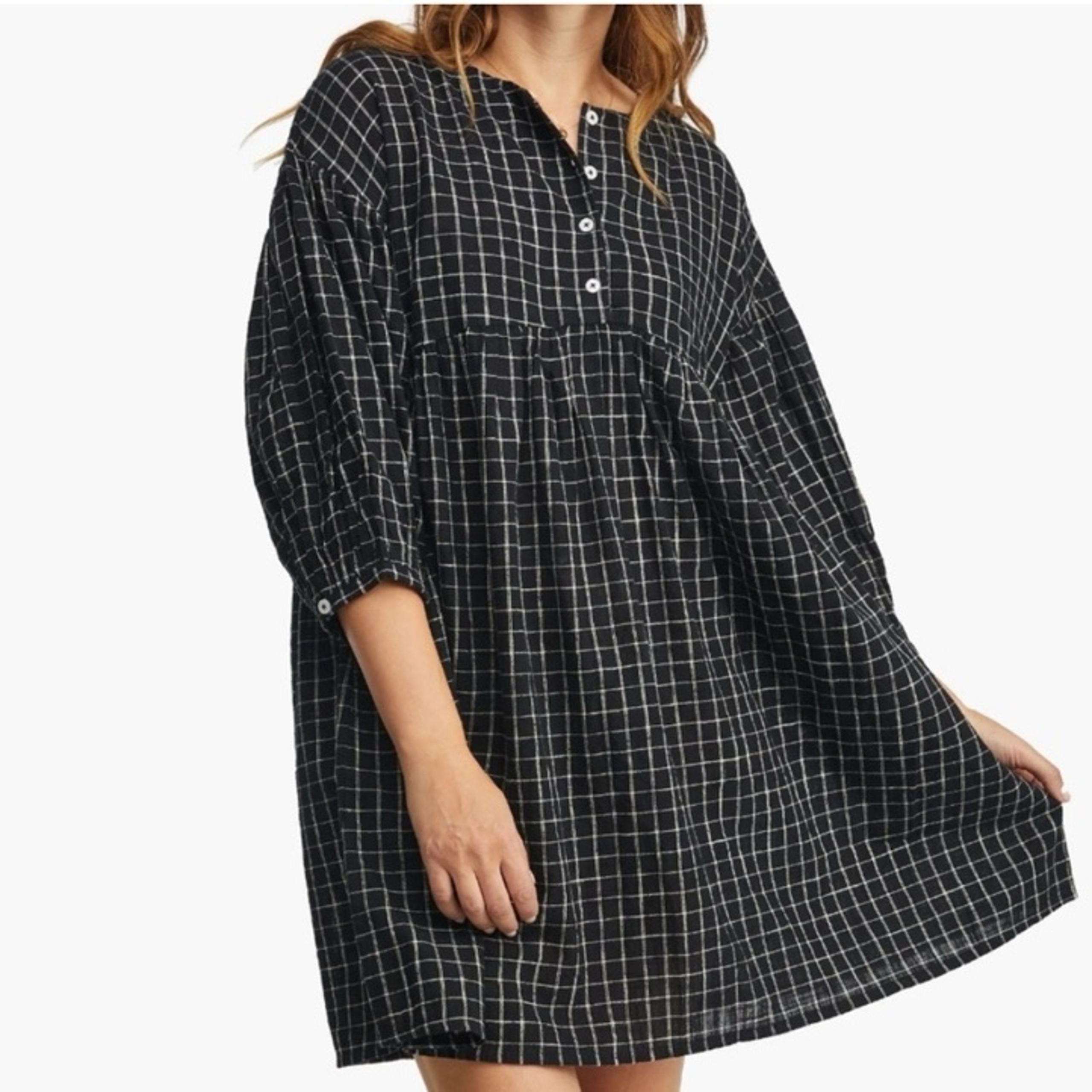 ABLE Black Nico Swing Dress Size XS New