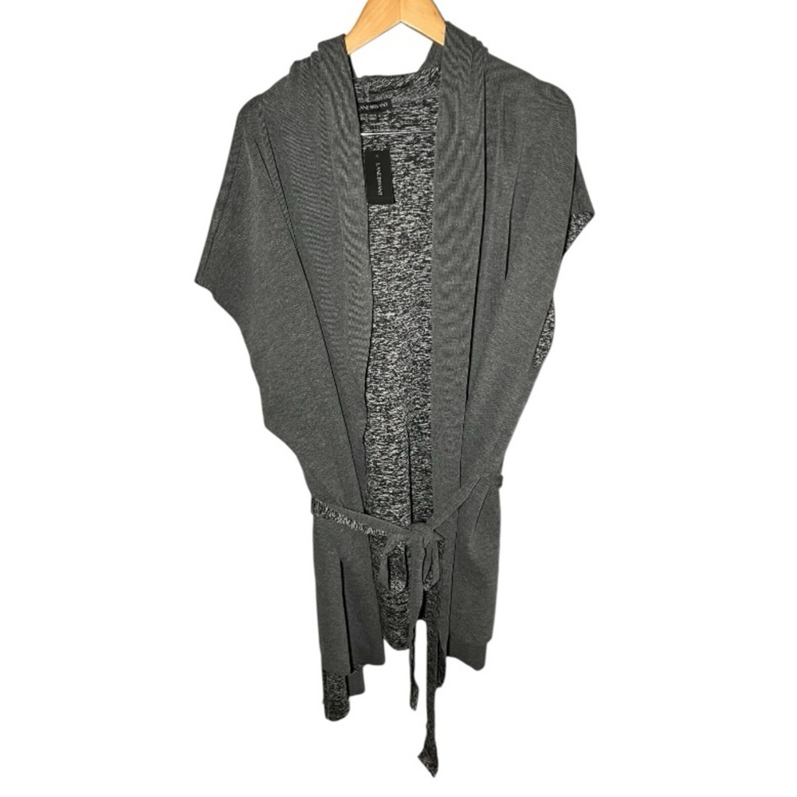 NWT Lane Bryant Dark Gray Cardigan Sweater Size 26/28