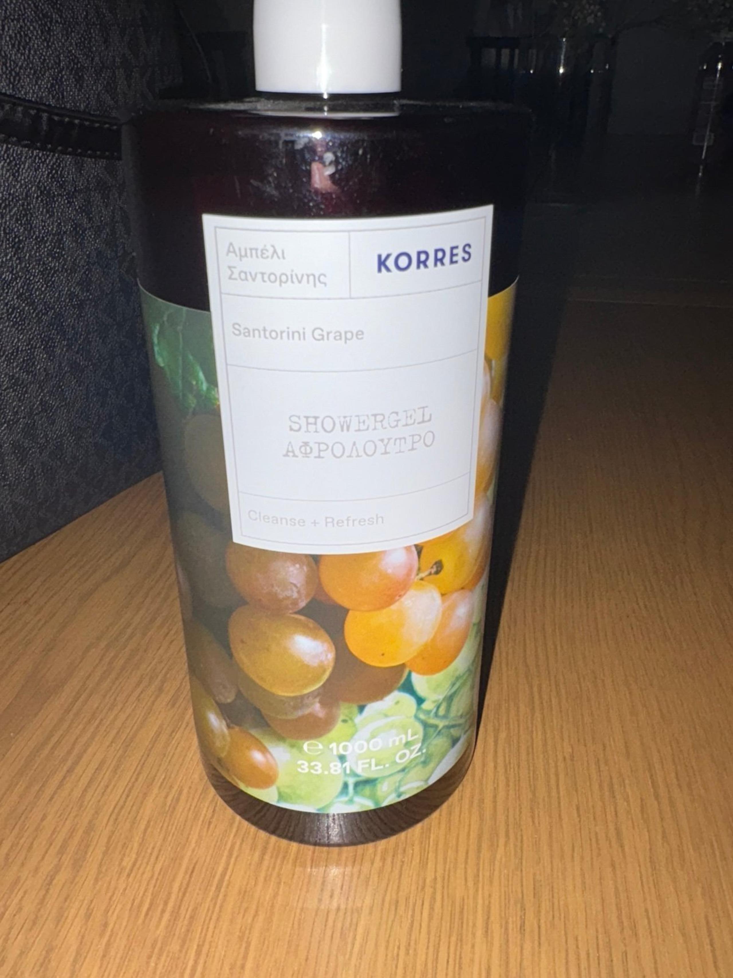 Korres Santorini Grape Shower gel-HTF -LARGE SIZE-New