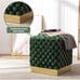 Velvet Cube Ottoman Square