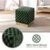 Velvet Cube Ottoman Square