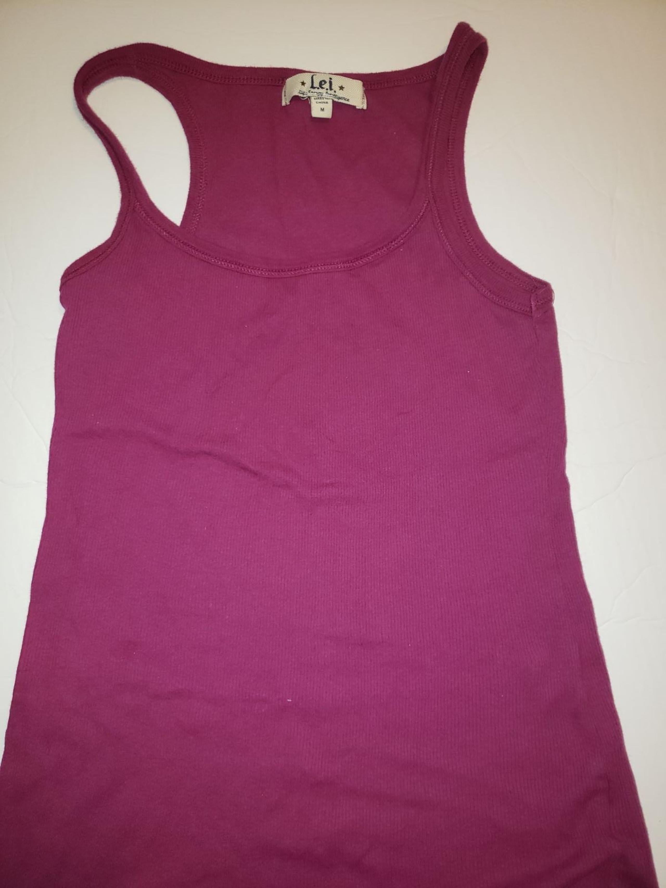 Purple tank