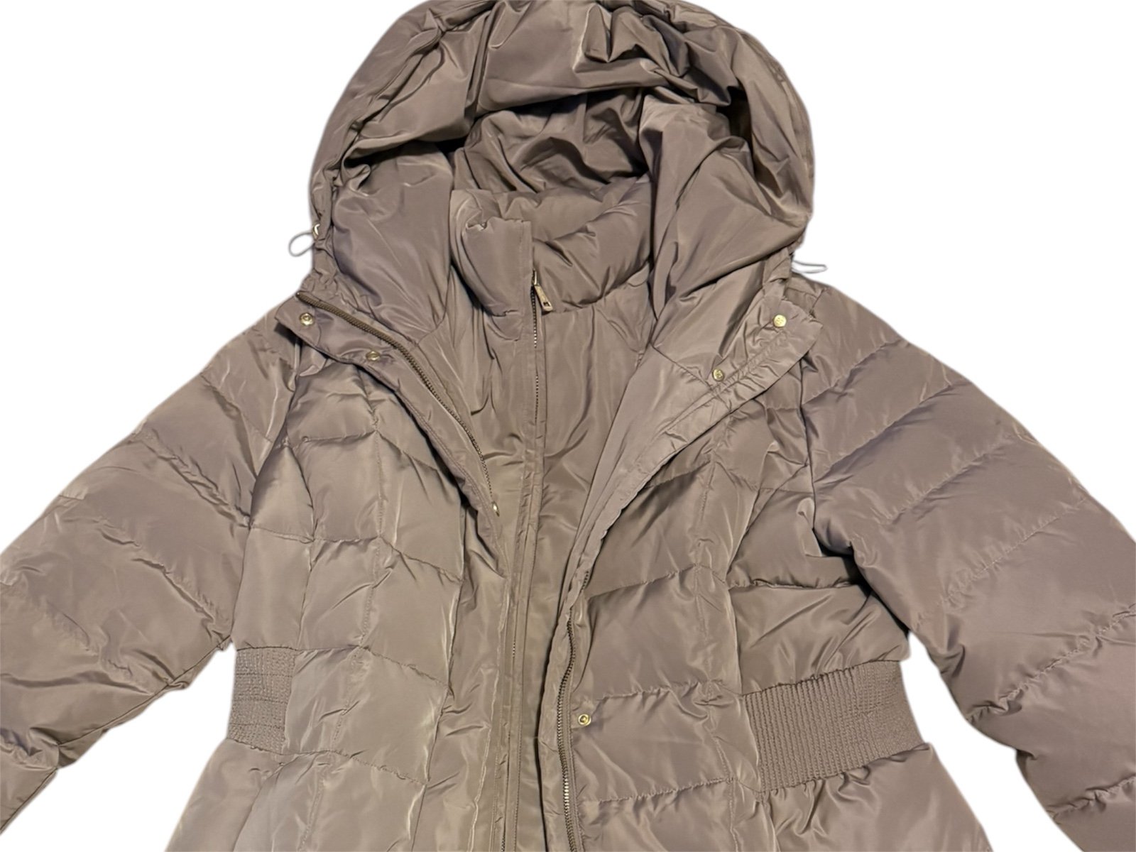 限定セール【Cole Haan】Hooded Down & Feather Jacket Cole Haan Womens Cole Haan Hooded Down Feather Jacket Front